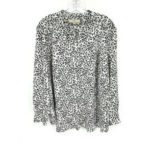 Loft Plus Long Sleeve Animal Print Blouse Size 20